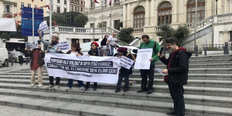 Beyoğlu Kent Savunması'ndan Fransız Yetimhanesi'nin kiracısının atılmasına tepki: Gasp ve zorbalık