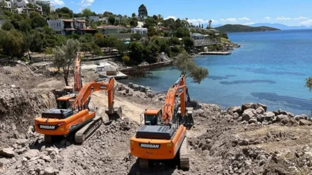 Bitez’de halka rağmen inşaat başladı: ‘Bu işin peşini bırakmayacağız’