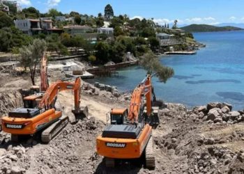 Bitez’de halka rağmen inşaat başladı: ‘Bu işin peşini bırakmayacağız’
