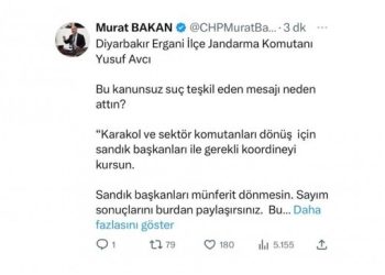 CHP’li Bakan: Emniyet müdürleri ve Jandarma oy sonuçlarını istedi