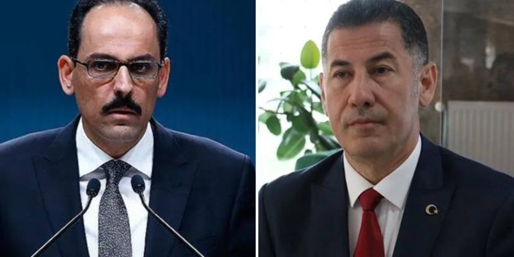 Cumhurbaşkanlığı Sözcüsü İbrahim Kalın, Cumhurbaşkanlığı ve 28. Dönem Milletvekilliği Genel seçimlerinin ikinci turunda ATA İttifakı'nın cumhurbaşkanı adayı Sinan Oğan'ın belirleyici olacağı tartışmalarıyla ilgili, "Oğan ile bir görüşme olmadı. Ancak Sinan Bey'in dile getirdiği tezleri dikkate aldığınızda pozisyonunun Cumhur İttifakı'na daha yakın olduğunu biliyorum" dedi.