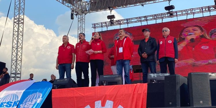 DİSK Genel Başkanı Çerkezoğlu: Bu kötülük düzeninden hep birlikte kurtulacağız