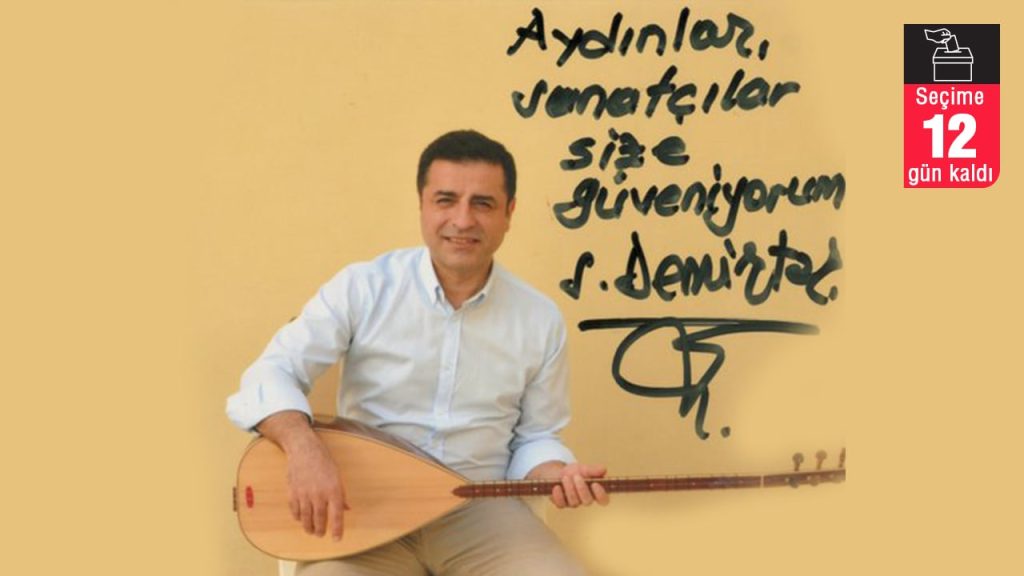 Demirtaş sosyal medyadan seslendi: Sanatçılar, oyuncular, edebiyatçılar... Bütün aydınlar, sıra sizde