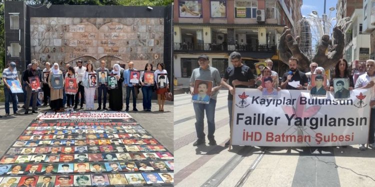 Diyarbakır ve Batman’da kayıp yakınları kayıpların akıbetini sordu