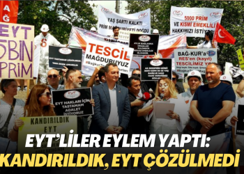 EYT’liler eylem yaptı: Kandırıldık, EYT çözülmedi