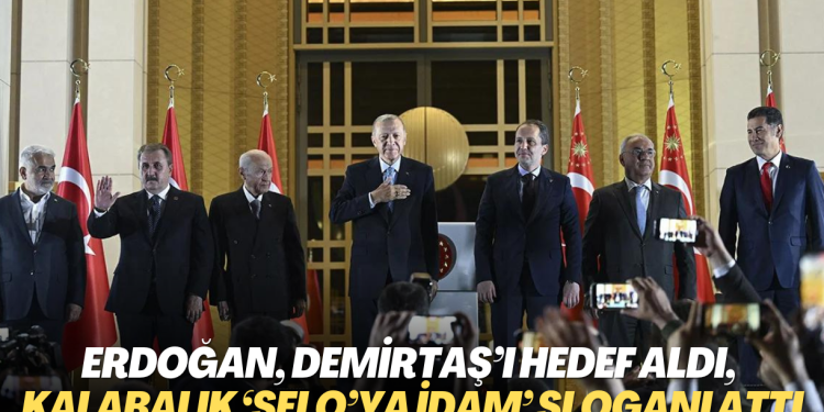 Erdoğan, Demirtaş’ı hedef aldı, kalabalık ‘Selo’ya idam’ sloganı attı