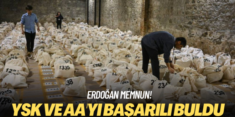 Erdoğan memnun! YSK ve AA görevini başarıyla yerine getirdi