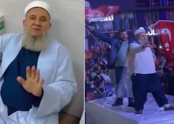 Erdoğan’ın cumhurbaşkanı seçilmesini dans ederek kutlayan cübbeli adam: ‘Nefsimize uyduk, Allah bizi affetsin’