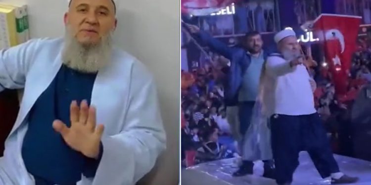 Erdoğan’ın cumhurbaşkanı seçilmesini dans ederek kutlayan cübbeli adam: ‘Nefsimize uyduk, Allah bizi affetsin’