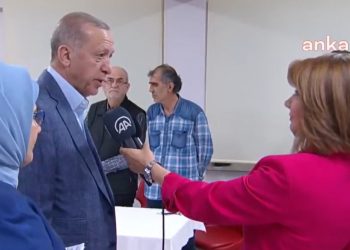 Erdoğan'ın oy kullandığı sınıfa sadece AA ve TRT alındı