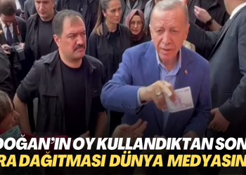 Erdoğan’ın oy kullandıktan sonra para dağıtması dünya medyasında haber oldu