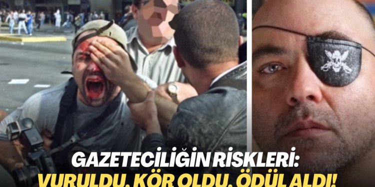 Gazeteciliğin riskleri: Vuruldu, kör oldu, ödül aldı!
