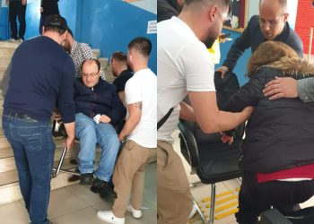 Gerekli beyanı veren engelli çiftten sandık tepkisi: 'Bizi sandalyeye oturtup taşıdılar'