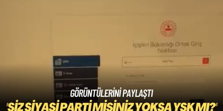 Görüntülerini paylaştı: Siz siyasi parti misiniz yoksa YSK mı?