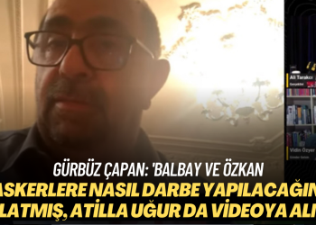 Gürbüz Çapan: ‘Mustafa Balbay ve Tuncay Özkan askerlere nasıl darbe yapılacağını anlatmış, Hasan Atilla Uğur da videoya almış’