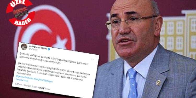 Jandarma’dan CHP'li Mahmut Tanal’a: ‘Buradan vekil gitsin, sıkıntı yaşar’