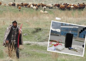 Kat kat giyindiği için ‘canlı bomba’ zannedilerek ihbar edilen kişi, çoban çıktı