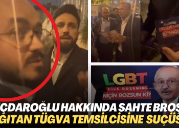 Kılıçdaroğlu hakkında sahte broşür dağıtan TÜGVA temsilcisi ve belediye çalışanı suçüstü yakalandı