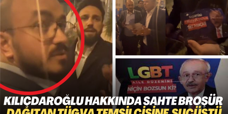 Kılıçdaroğlu hakkında sahte broşür dağıtan TÜGVA temsilcisi ve belediye çalışanı suçüstü yakalandı
