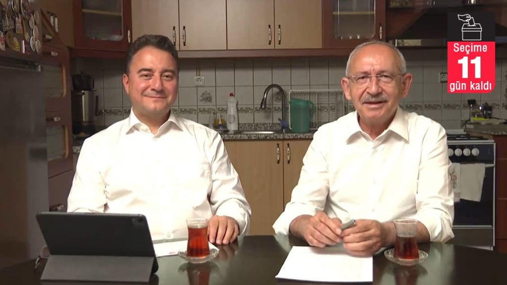 Kılıçdaroğlu'nun mutfağına Babacan konuk oldu