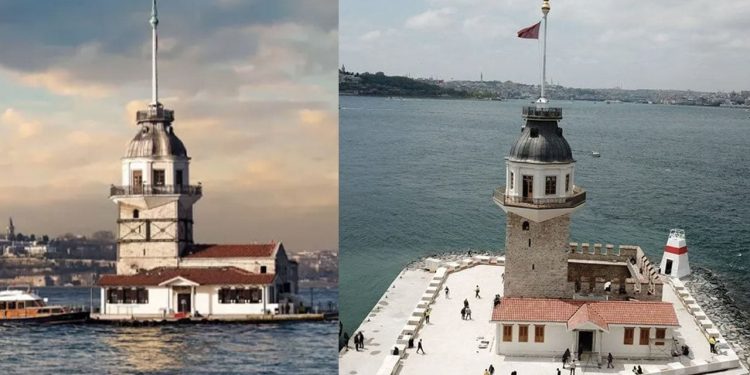 Kız Kulesi’nde 'genişleme' iddiasına mimarından yanıt: Kıyı stabilizasyonu yaptık