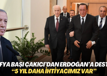 Mafya başı Çakıcı’dan Erdoğan’a destek: “5 yıl daha ihtiyacımız var”