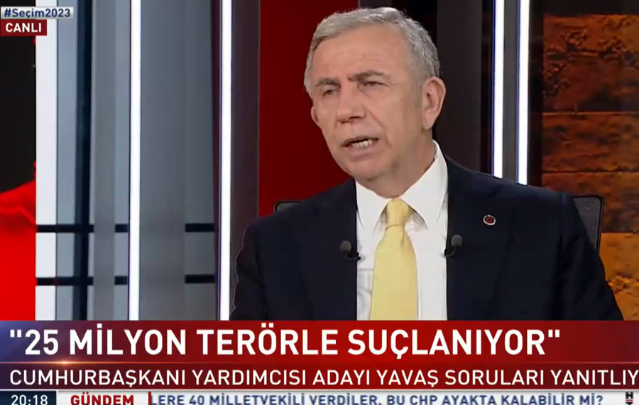 Mansur Yavaş: ‘Kandil’in amacı Kılıçdaroğlu’na kaybettirmek; Cumhur İttifakı’na çalıştılar’