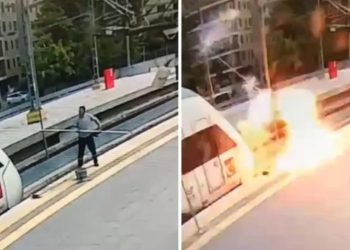 Önlemsiz temizliğin neden olduğu 'iş kazası'na tepki geldi: İşçi yüksek gerilime kapıldı