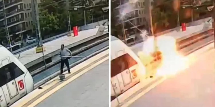 Önlemsiz temizliğin neden olduğu 'iş kazası'na tepki geldi: İşçi yüksek gerilime kapıldı