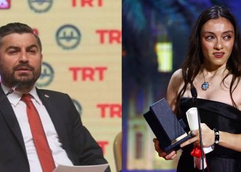 RTÜK Başkan Yardımcısı İbrahim Uslu, Cannes'da ödül alan Merve Dizdar'ı hedef aldı