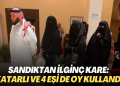 Sandıktan ilginç kare: Katarlı ve 4 eşi de oy kullandı