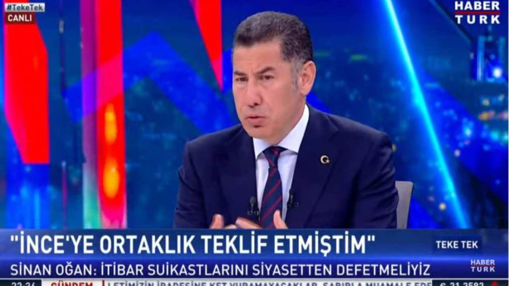 Sinan Oğan: İnce'ye itibar suikasti yapıldı, seçmen tabanı bize oy verir