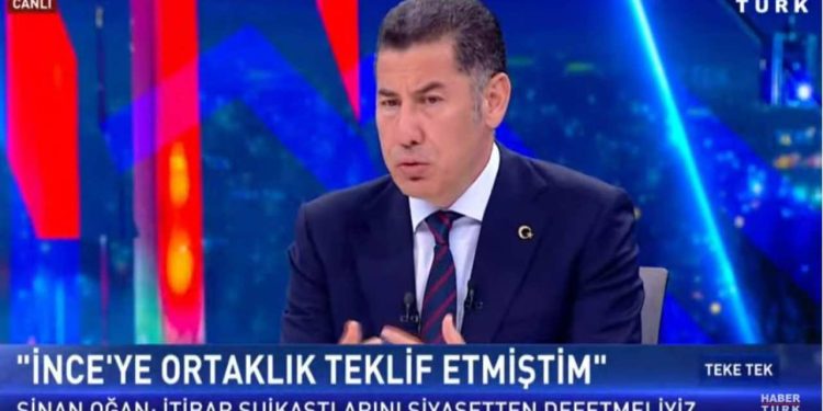 Sinan Oğan: İnce'ye itibar suikasti yapıldı, seçmen tabanı bize oy verir