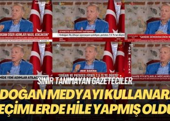 Sınır Tanımayan Gazeteciler: Erdoğan medyayı kullanarak seçimlerde hile yapmış oldu
