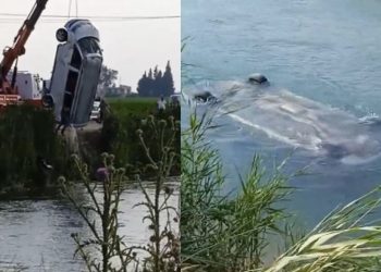 Sulama kanalına düşen minibüsteki üç Suriyeli tarım işçisi öldü