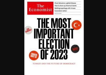 İngiltere merkezli haftalık The Economist dergisi bu haftaki kapağında 14 Mayıs seçimlerine yer verdi ve bunun “2023’ün en önemli seçimi” olduğunu yazdı.