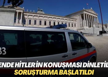 Trende Hitler’in konuşması dinletildi, soruşturma başlatıldı
