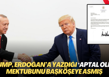 Trump, Erdoğan’a yazdığı ‘Aptal olma’ mektubunu başköşeye asmış