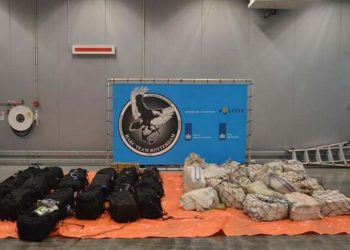 Türkiye’den Hollanda’ya gönderilen 1124 kilo kokaine el kondu