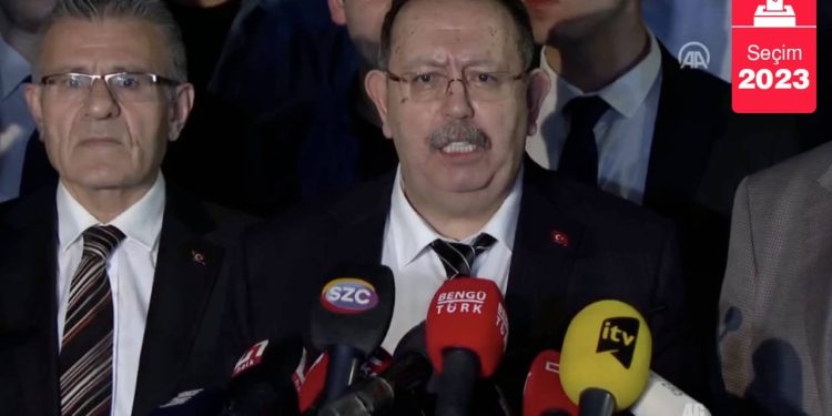 YSK Başkanı Yener'in açıkladığı son veriler: İkinci tura kalıyor