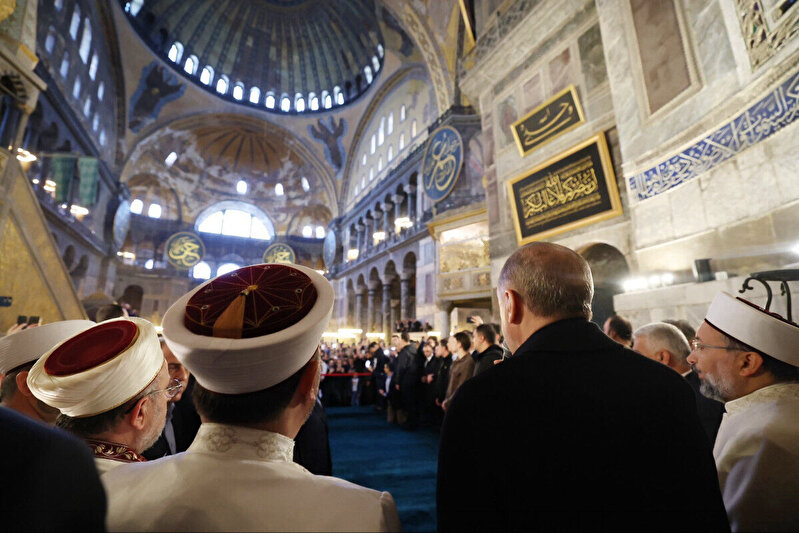 Yargıtay üyesi, Erdoğan’ın Ayasofya’da yaptığı ‘son miting’den görüntüler paylaştı