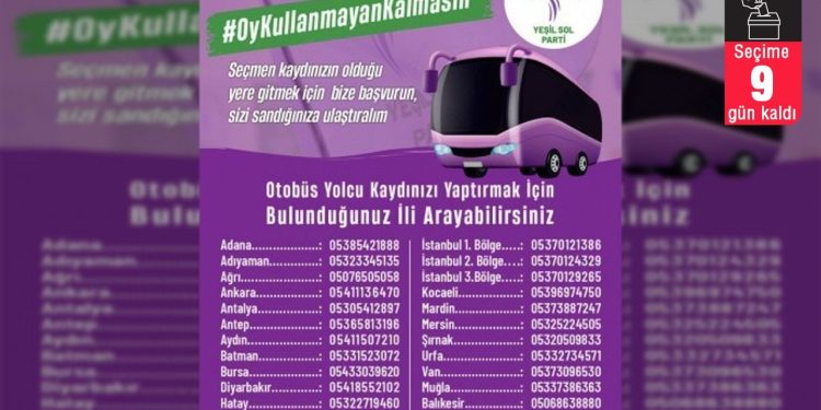 Yeşil Sol Parti’den hareketli seçmene: Yeter ki bizi arayın