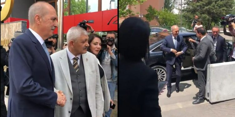 Zafer Partisi'ni ziyaret etti: Ümit Özdağ, AKP'li Numan Kurtulmuş ile görüşüyor