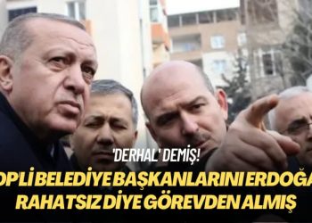 ‘Derhal’ demiş! Soylu, Erdoğan rahatsız diye HDP’li belediye başkanlarını görevden almış