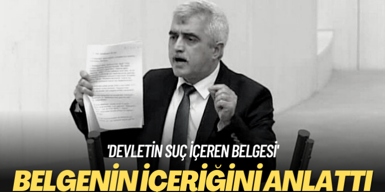 ‘Devletin suç içeren belgesi’ Gergerlioğlu belgenin içeriğini anlattı