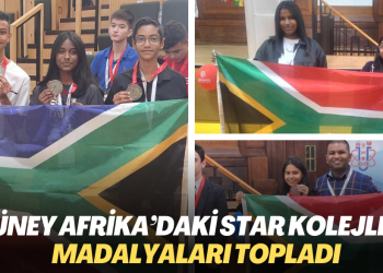 41 ülkeden 356 öğrenci yarıştı: Güney Afrika’daki Star Kolejleri, madalyaları topladı