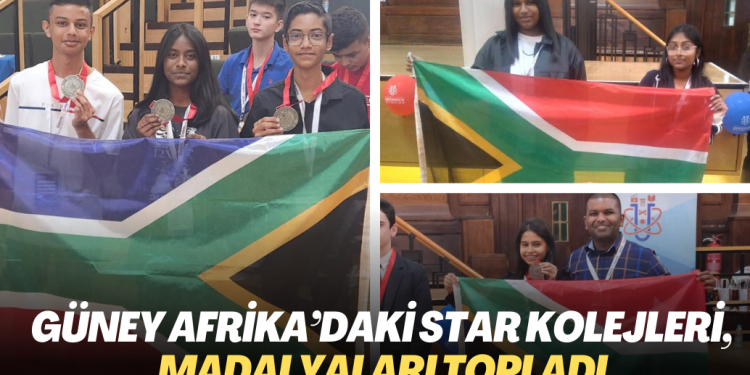 41 ülkeden 356 öğrenci yarıştı: Güney Afrika’daki Star Kolejleri, madalyaları topladı