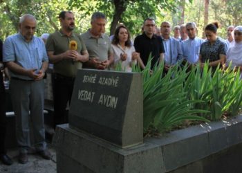 Vedat Aydın’ın mezarına bayram ziyareti