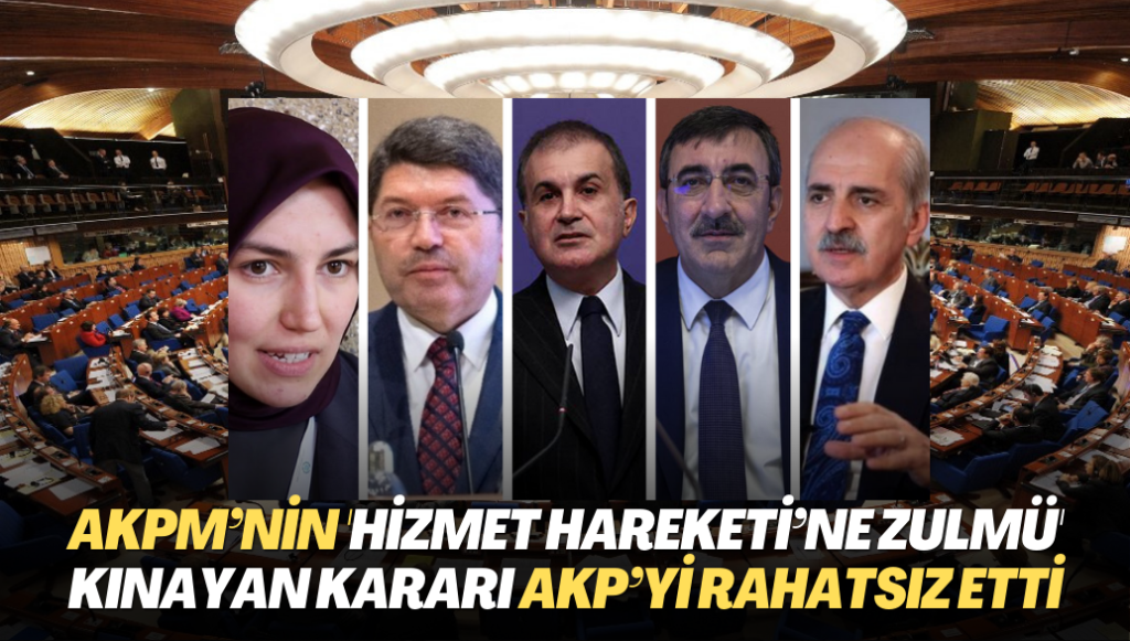 AKPM’nin Hizmet Hareketi’ne yapılan zulmü kınayan kararı AKP’yi rahatsız etti