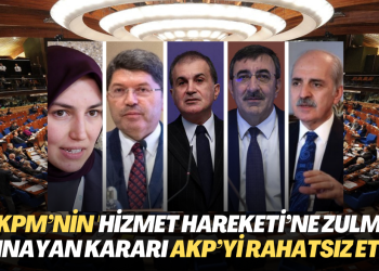 AKPM’nin Hizmet Hareketi’ne yapılan zulmü kınayan kararı AKP’yi rahatsız etti
